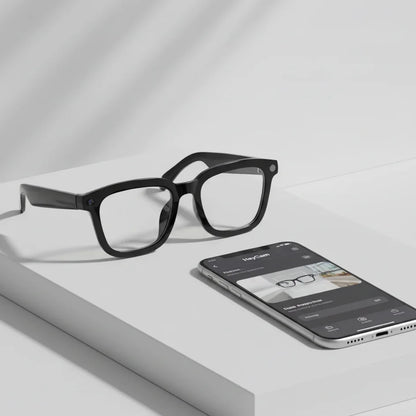 Smarte AI-kamera-briller med 8MP fotokromatiske linser