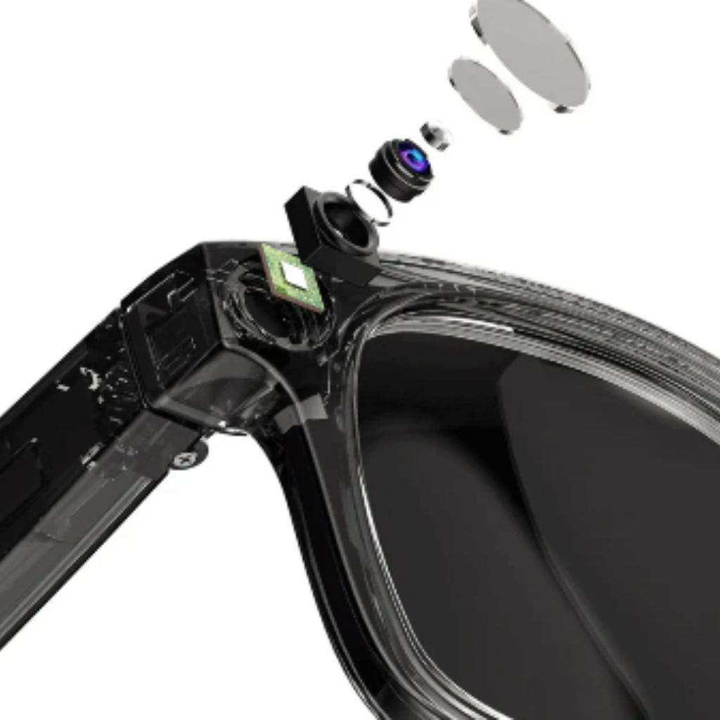 Smarte AI-kamera-briller med 8MP fotokromatiske linser