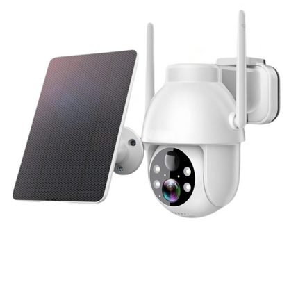 Pixer™Kraftig 1080P HD solcelle Wi-Fi sikkerhetskamera med spotlight