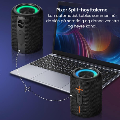 Magnetisk delt Bluetooth høyttaler